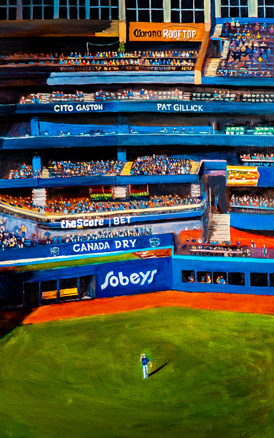 "The Lonely Outfielder" print